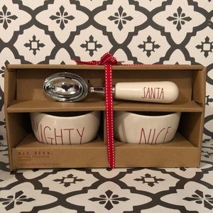 Rae Dunn Ice Cream Scoop and Bowl Set